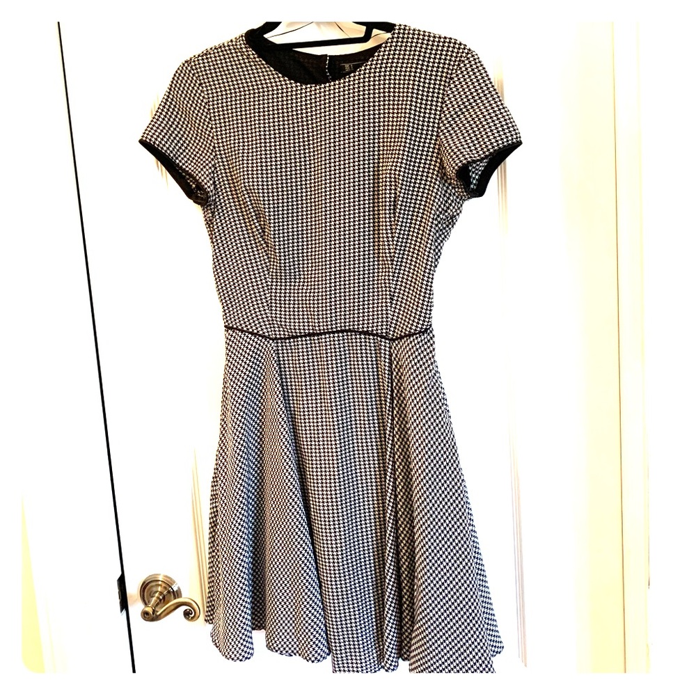 Zara Trafaluc Houndstooth Dress EUC